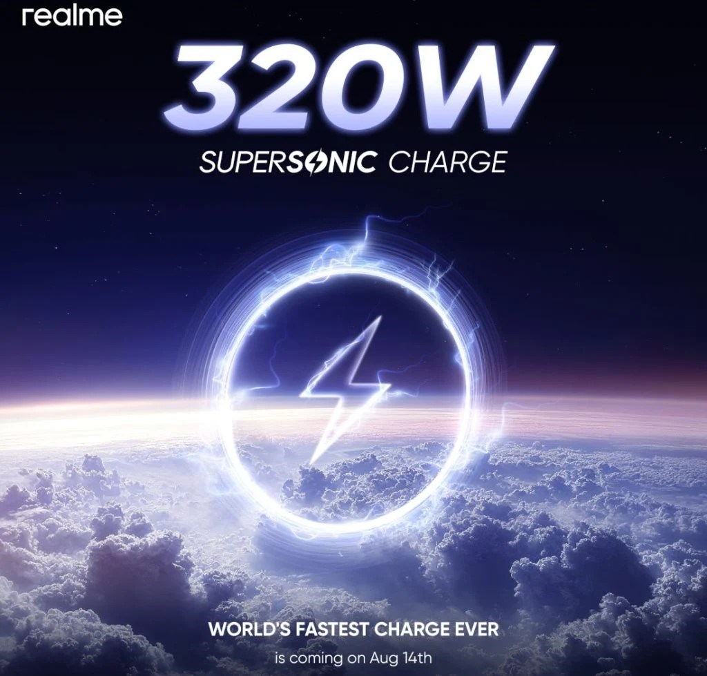 Realme'nin Yeni Hızlı Şarj Teknolojisi: 320W SuperSonic Charge