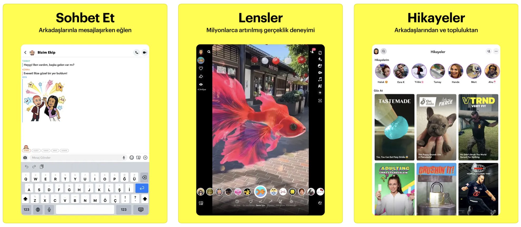 Snapchat: Yenilikler ve iPad Desteği