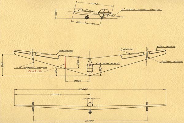 THK-13 Uçan Kanat Planörü